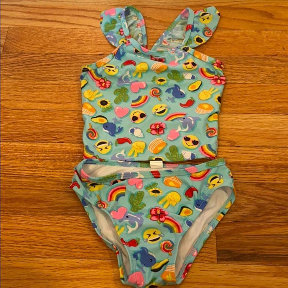 The children’s place emoji tankini 3T
